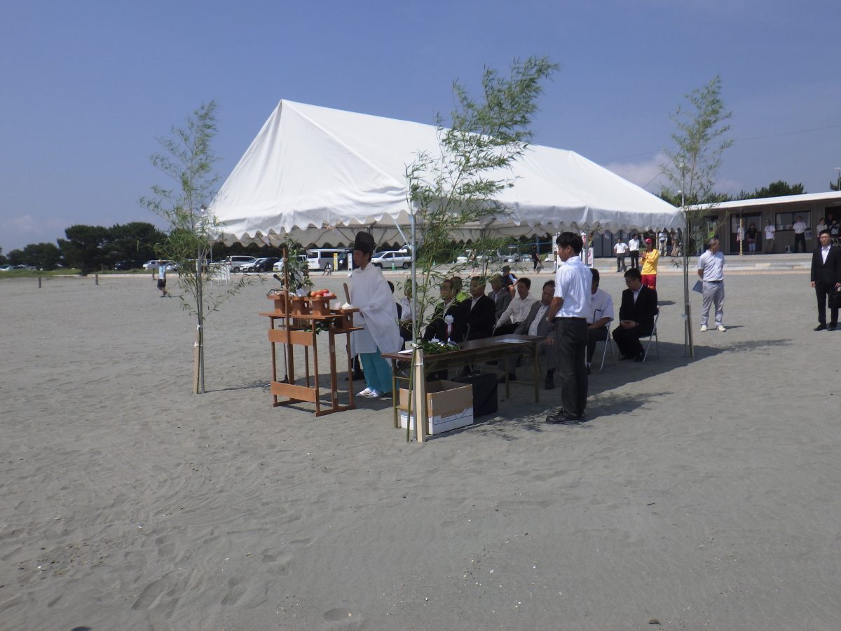 レンタル商品 活躍中 in 小松海水浴場