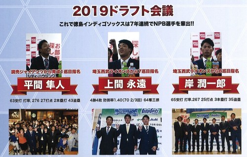 徳島インディゴソックス平間選手、上間選手、岸選手が来社しました♪